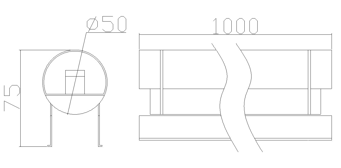 LED护栏管 HLG-16105结构图